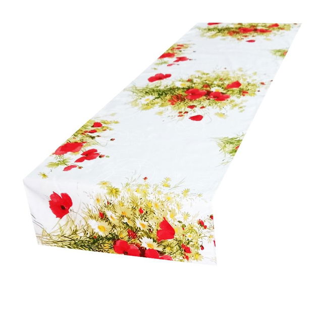 Napron decorativ MCF flori de camp 40x140 cm