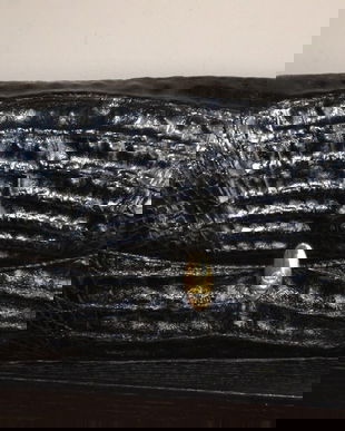 Geanta  crocodil neagra