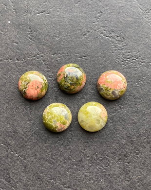 LMCB24 - cabochon unakite