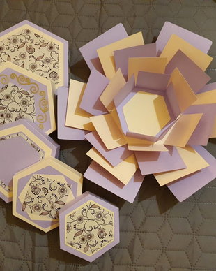 Explosion box hexagonal 5 în 1