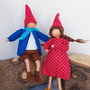Pippa si Pelle, personaje handmade din cartea ilustrata a Danielei Drescher