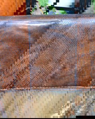 Geanta din piele de sarpe