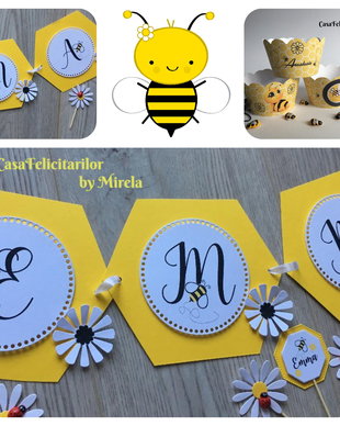 Ghirlanda Albinuta/ Banner botez Albinuta