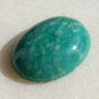Cabochon amazonit rusesc aprox 24x18x6.5 mm