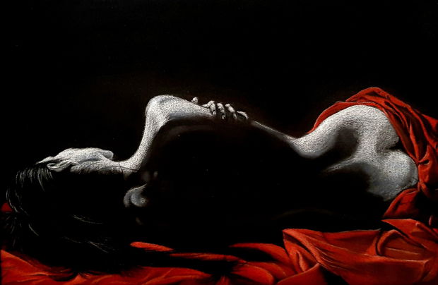 Tablou "Lady in Red"