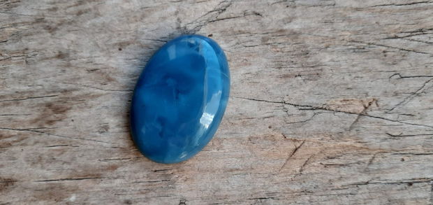 Cabochon opal albastru, 29x20 mm