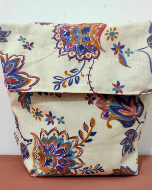 Snackbag lavabil pentru gustari - spanish flowers