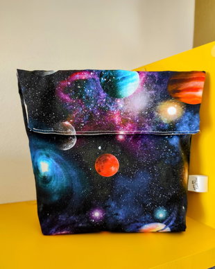 Snackbag lavabil pentru gustari - galaxy