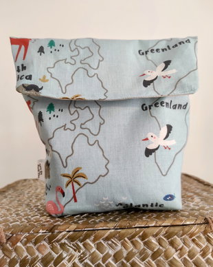Snackbag lavabil pentru gustari - animale ocean