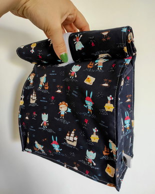 Lunchbag lavabil - gentuță pt prânz - pirati