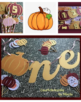 Ghirlanda ONE -little pumpkin/dovlecel