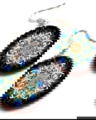 cercei lemn mandala 39564