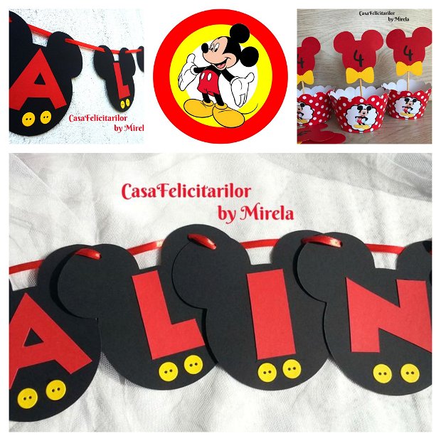Ghirlanda Mickey mouse/Banner Mickey mouse