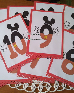 Cifre Minnie si Mickey