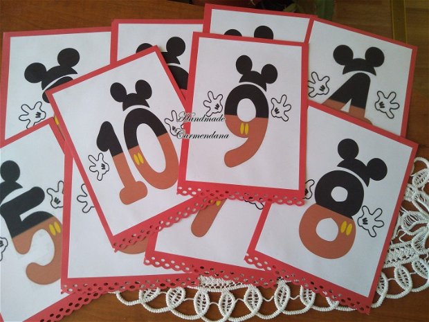 Cifre Minnie si Mickey
