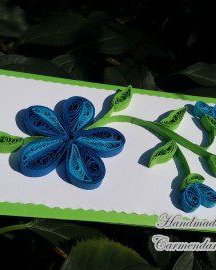 Felicitare / plic de bani quilling