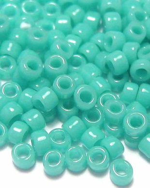 Margele TOHO, 8/0, Opaque Turquoise-10 grame