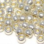 Margele TOHO, 8/0, PermaFinish - Galvanized Aluminum-10 grame