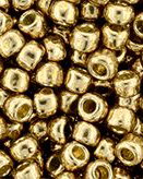 Margele TOHO, 8/0, Permafinish - Galvanized Golden Fleece-10 grame