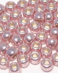 Margele TOHO, 8/0, PermaFinish - Galvanized Sweet Blush-10 grame