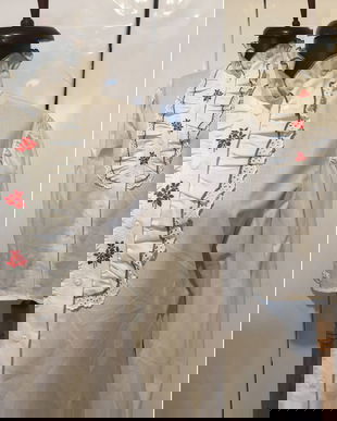 BLUZA STIL EDWARDIAN PANZA BUMBAC CU JABOU