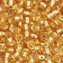 Margele TOHO, 11/0, Silver-Lined Med Topaz-10 grame