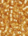 Margele TOHO, 11/0, Silver-Lined Med Topaz-10 grame