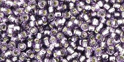 Margele TOHO, 11/0, Silver-Lined Tanzanite-10 grame