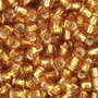 Margele TOHO, 11/0, Silver-Lined Topaz-10 grame
