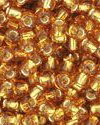 Margele TOHO, 11/0, Silver-Lined Topaz-10 grame