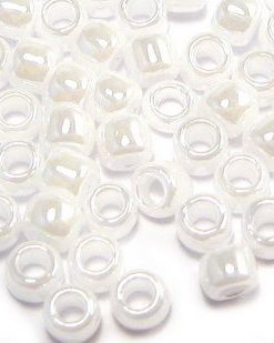 Margele TOHO, 15/0, Opaque-Lustered White-10 grame