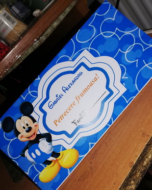 Plic de bani botez mickey