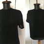 BLUZA 60`S VOAL NEGRU CU DANTELA