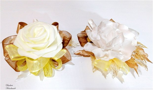 Cocarde nunta(flori de pus in piept)Cocarde luxury