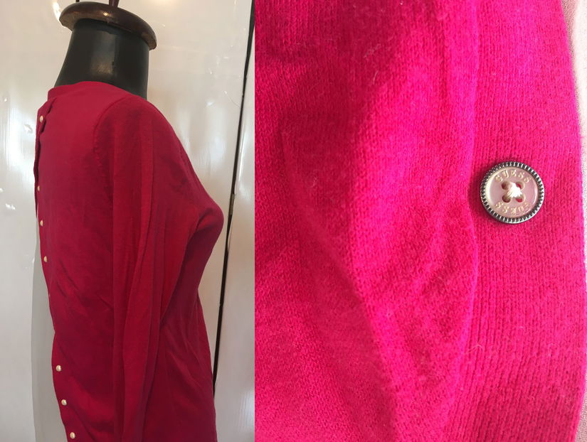 CARDIGAN GUESS FUCSHIA