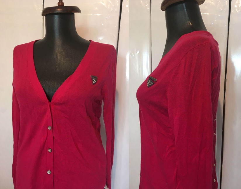 CARDIGAN GUESS FUCSHIA