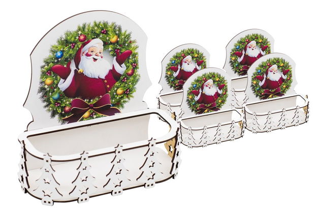 Set 5 cutii decorative de Craciun - CD1107