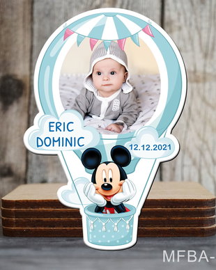 Marturii botez deosebite balon aer cald si Mickey Mouse