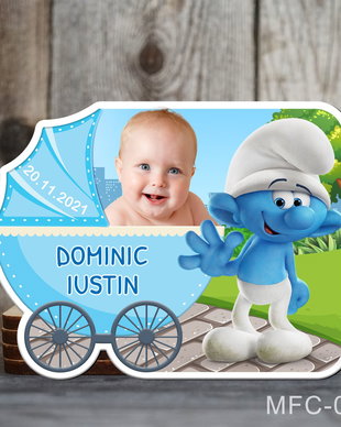 Marturii botez magnetice carucior pentru baieti