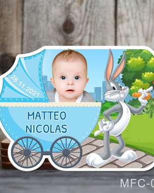 Marturii botez magnetice carucior pentru baieti