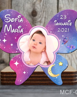 Marturii botez magnetice fluture pentru fetite