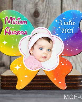 Marturii botez magnetice fluture pentru fetite