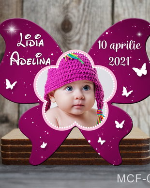 Marturii botez magnetice fluture pentru fetite