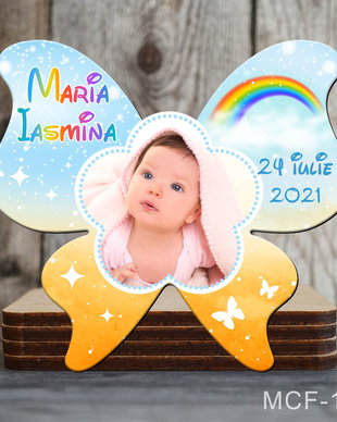 Marturii botez magnetice fluture pentru fetite