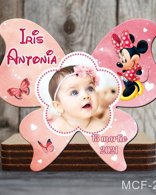Marturii botez fetita fluture - Minnie Mouse