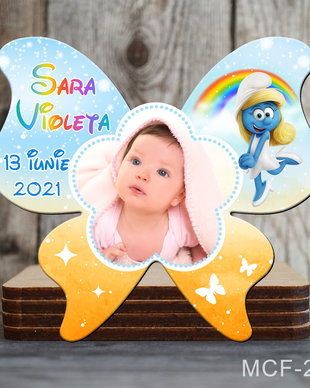 Marturii botez magnetice fluture pentru fetite