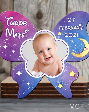 Marturii botez magnetice fluture pentru baieti