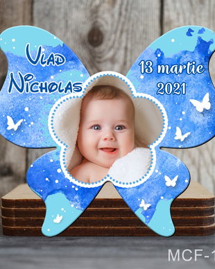 Marturii botez magnetice fluture pentru baieti