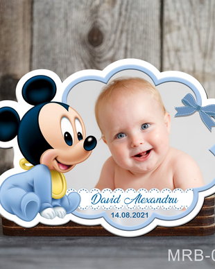 Magneti marturii botez decupati Mickey pentru baieti