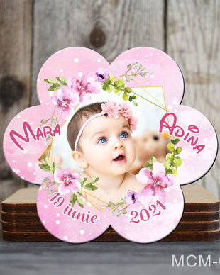 Marturii botez magnetice floare pentru fetite